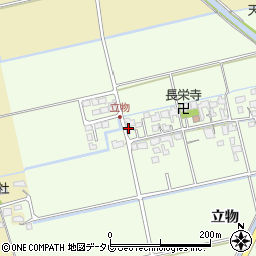 佐賀県小城市立物822-1周辺の地図