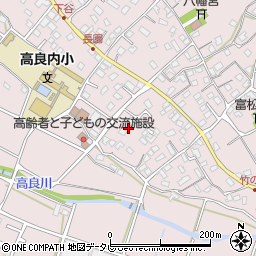 福岡県久留米市高良内町1058-5周辺の地図
