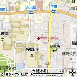 日本福音ルーテル小城教会周辺の地図