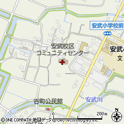 安武校区コミュニティセンター周辺の地図