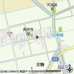 佐賀県小城市立物795周辺の地図