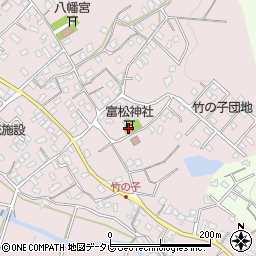 富松神社周辺の地図
