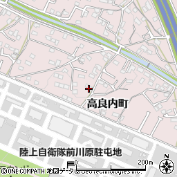 福岡県久留米市高良内町2682周辺の地図