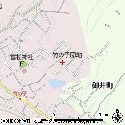 福岡県久留米市高良内町960-17周辺の地図