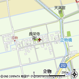 佐賀県小城市立物804周辺の地図