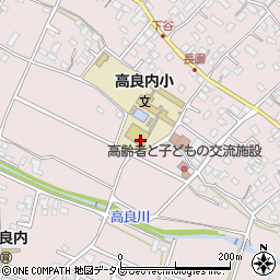 福岡県久留米市高良内町600周辺の地図