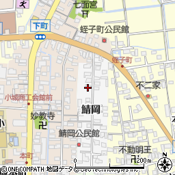 佐賀県小城市小城町379周辺の地図