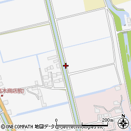 佐賀県神埼市荒堅目周辺の地図