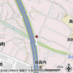 福岡県久留米市高良内町208周辺の地図