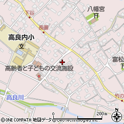 福岡県久留米市高良内町1056周辺の地図