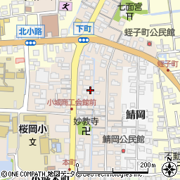 佐賀県小城市小城町277-4周辺の地図