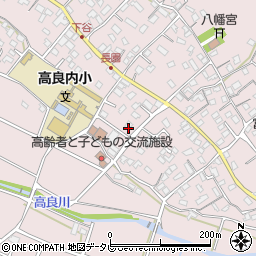 福岡県久留米市高良内町609-1周辺の地図