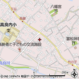 福岡県久留米市高良内町1054周辺の地図