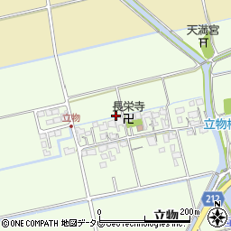 佐賀県小城市立物814-1周辺の地図