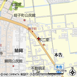 佐賀県小城市本告793周辺の地図