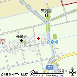 佐賀県小城市立物781周辺の地図