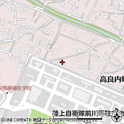 福岡県久留米市高良内町2661-4周辺の地図