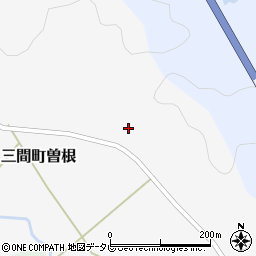 愛媛県宇和島市三間町曽根1227周辺の地図