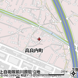 福岡県久留米市高良内町2625-1周辺の地図