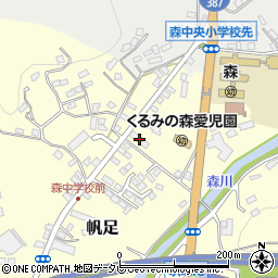 大分県玖珠郡玖珠町帆足2209周辺の地図