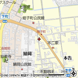佐賀県小城市本告774周辺の地図
