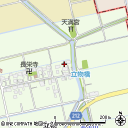 佐賀県小城市立物783周辺の地図
