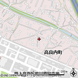福岡県久留米市高良内町2691周辺の地図