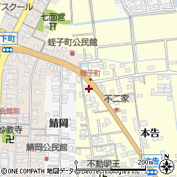 佐賀県小城市本告774-6周辺の地図