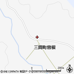 愛媛県宇和島市三間町曽根1338周辺の地図