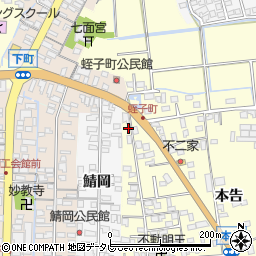 佐賀県小城市本告767周辺の地図
