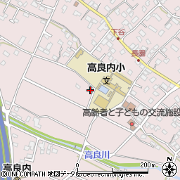 福岡県久留米市高良内町528-7周辺の地図