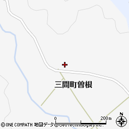 愛媛県宇和島市三間町曽根1332周辺の地図