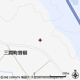 愛媛県宇和島市三間町曽根1233周辺の地図