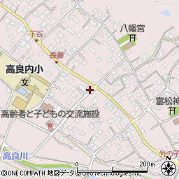 福岡県久留米市高良内町640周辺の地図