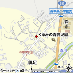 大分県玖珠郡玖珠町帆足2211周辺の地図