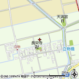 佐賀県小城市立物周辺の地図