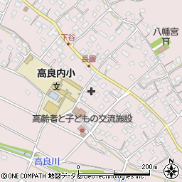 福岡県久留米市高良内町612-1周辺の地図