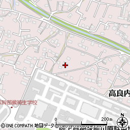 福岡県久留米市高良内町2702周辺の地図