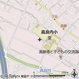 福岡県久留米市高良内町528周辺の地図