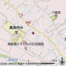 福岡県久留米市高良内町637周辺の地図