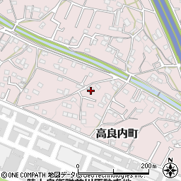 福岡県久留米市高良内町2696周辺の地図