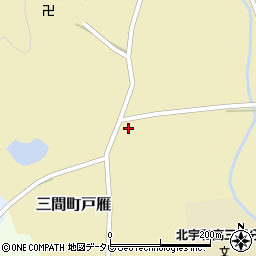 愛媛県宇和島市三間町戸雁590周辺の地図