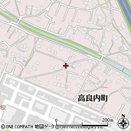 福岡県久留米市高良内町2697周辺の地図