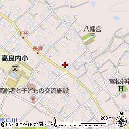 福岡県久留米市高良内町641周辺の地図
