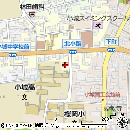 佐賀県小城市小城町251-5周辺の地図