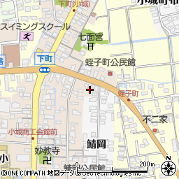 佐賀県小城市小城町416周辺の地図