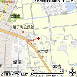 佐賀県小城市本告746-2周辺の地図