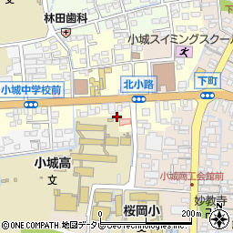 佐賀県小城市小城町251-7周辺の地図