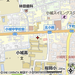 佐賀県小城市小城町251-4周辺の地図