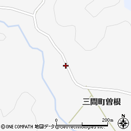 愛媛県宇和島市三間町曽根317周辺の地図